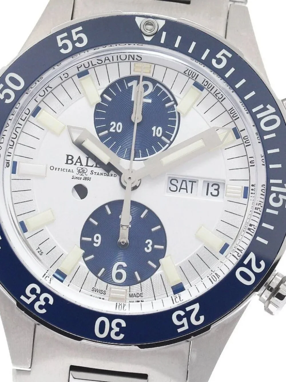 BALLWATCH Roadmaster Rescue DC3030C-S1J-WH Chronograph Automatic Men's_967932